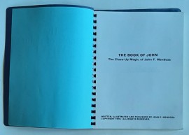 THE BOOK OF JOHN verse I / The Close-Up Magic of John F. Mendoza