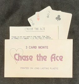 Vintage / 3 Card Monte CHASE THE ACE 