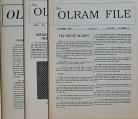 the OLRAM FILE Oct.1991/Apr.1992/1993
