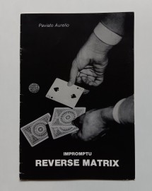 Impromptu Reverse Matrix by Paviato Aurelio English/Italy